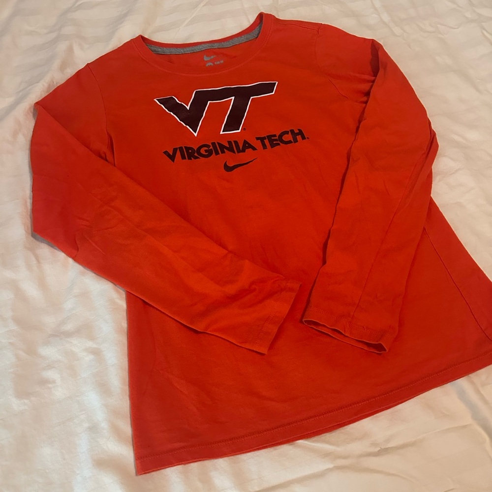 Nike Orange Virginia Tech Tee Size L